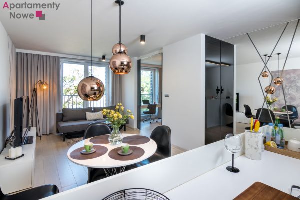 An exceptionally elegant and functional apartment of 49 sqm with a fabulous view on Vistula river
