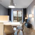 Stylowe, jasne mieszkanie 35 m2 z osobną sypialnią w nowej inwestycji „Rakowicka Podkowa” w centrum miasta