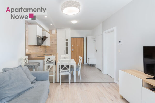 Air-conditioning one-bedroom apartment 35 sqm in a new development “Rakowicka Podkowa” next to Galeria Krakowska