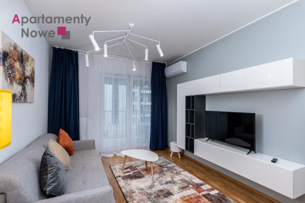 Functional, air conditioner 40 sqm one-bedroom apartment in city center at Rakowicka 22 D st "Steam Park II "