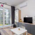 New, air conditioned one-bedroom apartment 38 sqm with a balcony in a new development at Malborska 29St
