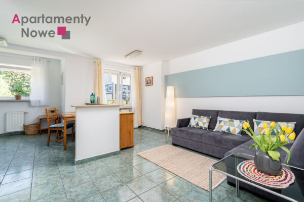 Spacious, bright apartment of 55 sqm with two bedrooms at Grzegórzecka 99B St