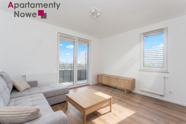 Brand new, spacious two-bedroom apartment 54 sqm with spacious balcony osiedle Piastów 77 Mistrzejowice