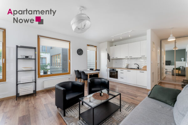 Functional, stylish one – bedroom apartment 40 sqm on Masarska 15 St next to Galeria Kazimierz